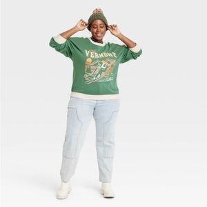 Isaac morris ski Vermont graphic sweatshirt nwt